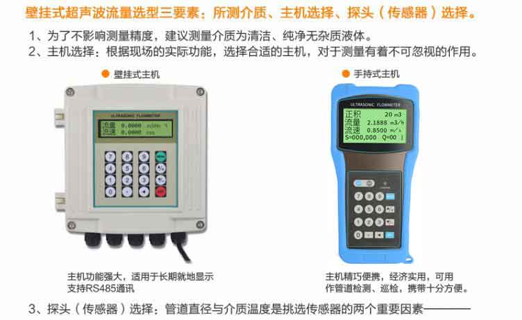 米科MIK-1158S外夹式超声波流量计三要素