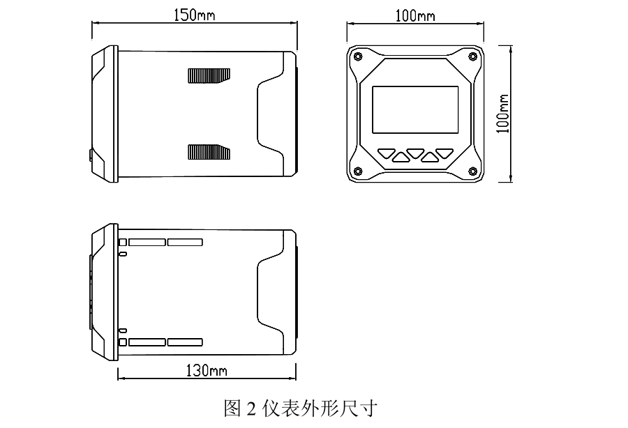 米科MIK-TDS210-B在线电导率测试仪产品尺寸