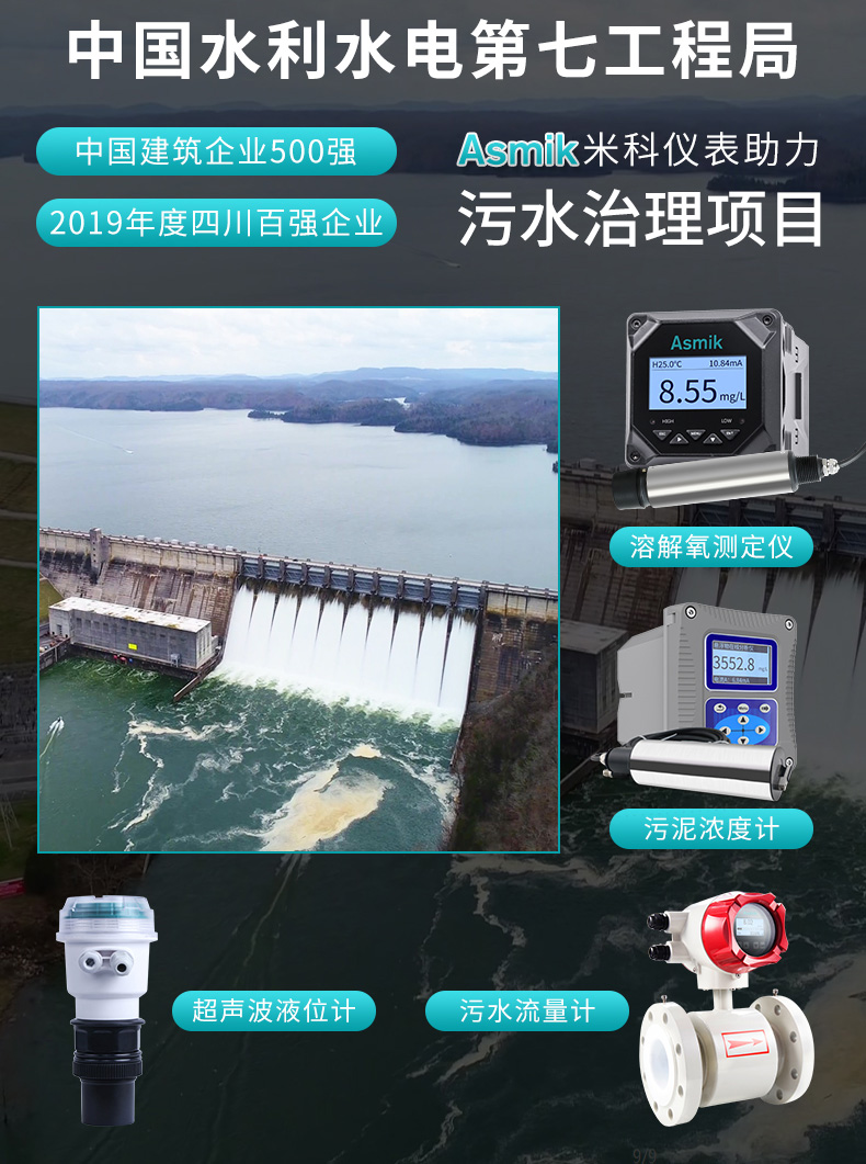 米科膜法溶氧仪MIK-DM2800在中国水电七局的应用