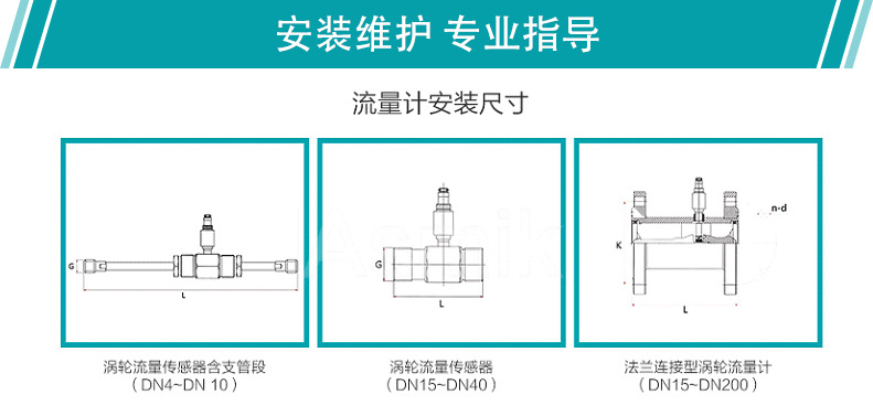 米科LWGY-MIK 液体涡轮流量计安装维护