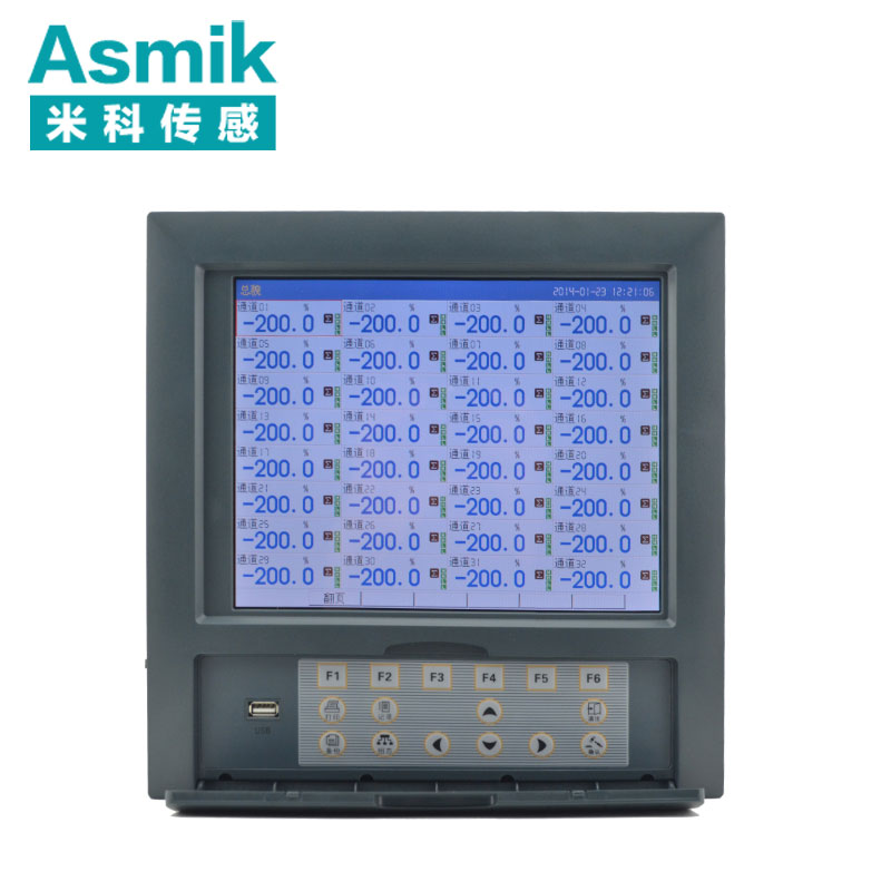 米科MIK-R8000D 1-40通道彩屏无纸记录仪