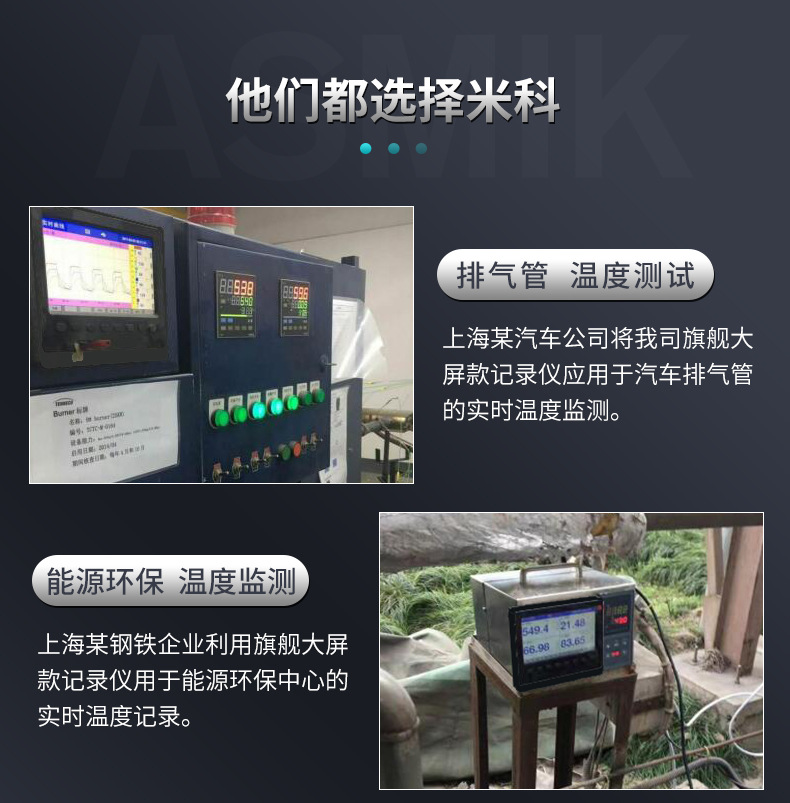 米科MIK-R6000F新款无纸记录仪案例一